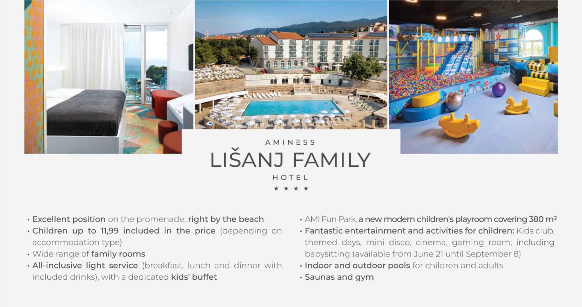 Annex Lišanj Hotell Novi Vinodolski Eksteriør bilde