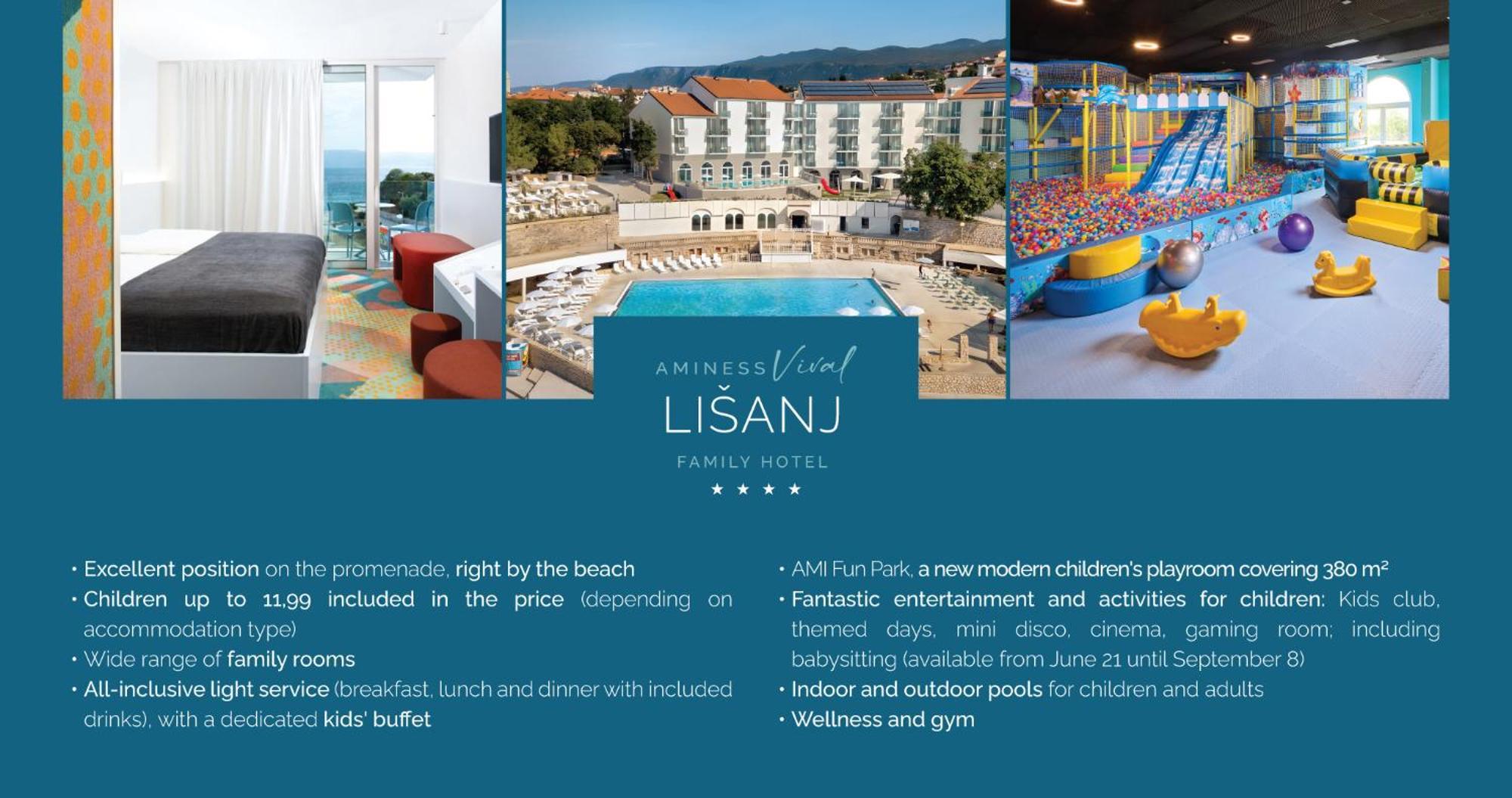 Annex Lišanj Hotell Novi Vinodolski Eksteriør bilde